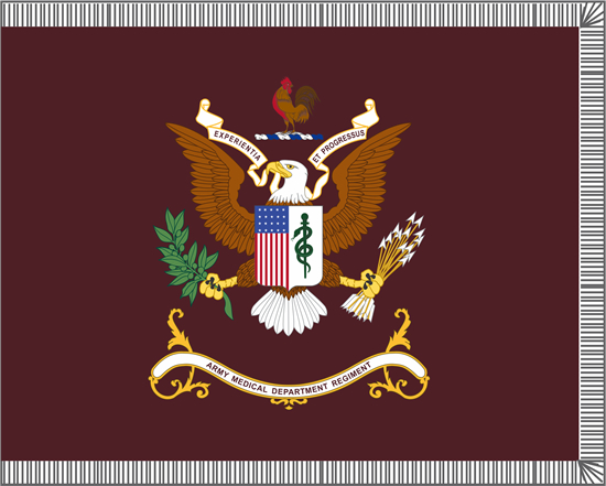 Army Medical Department Regiment Flag