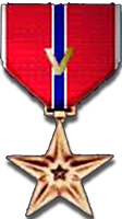 Médaille Bronze Star, 1944, Marquages boite