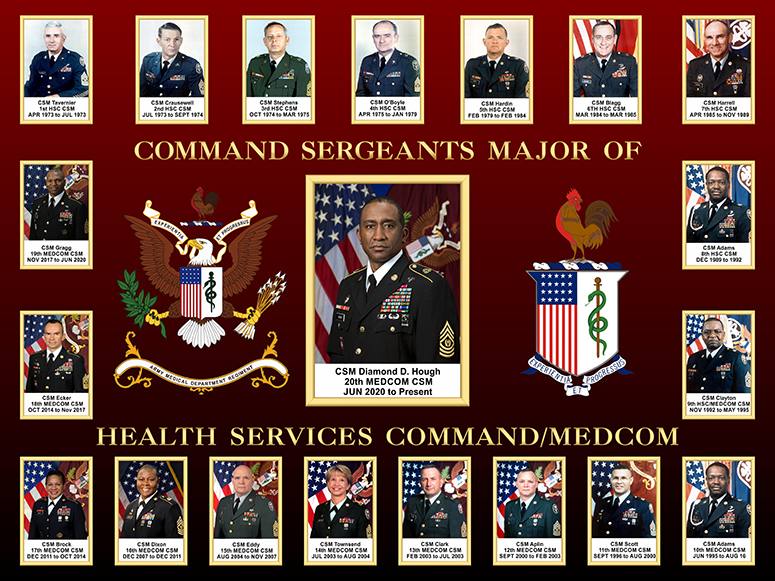 Command Sergeants Major of Health Services Command/MEDCOM