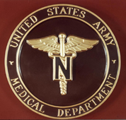 Army Nurse Corps Emblem; click to enlarge