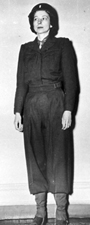 olive drab field hospital uniform; click to enlarge