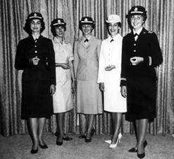 various uniforms from the 1950