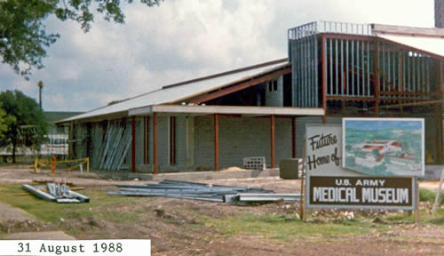 Phase I in mid-construction, 31 August 1988.