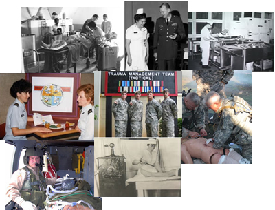 Collage of images of the Medical Specialist Corps.