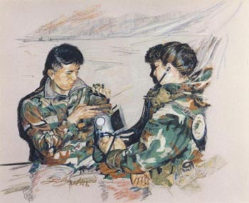 Brian Fairchild, Forward Support, Korea, 1992.